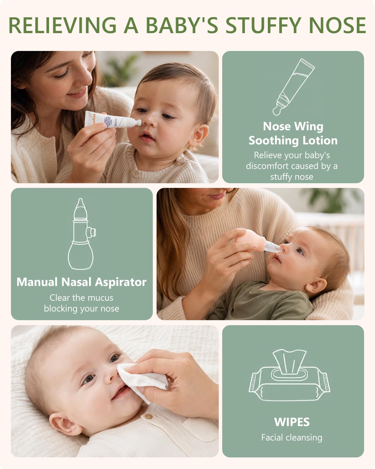 New Baby Healthcare Essentials Kit, 21pcs Baby Care Set for Newborn