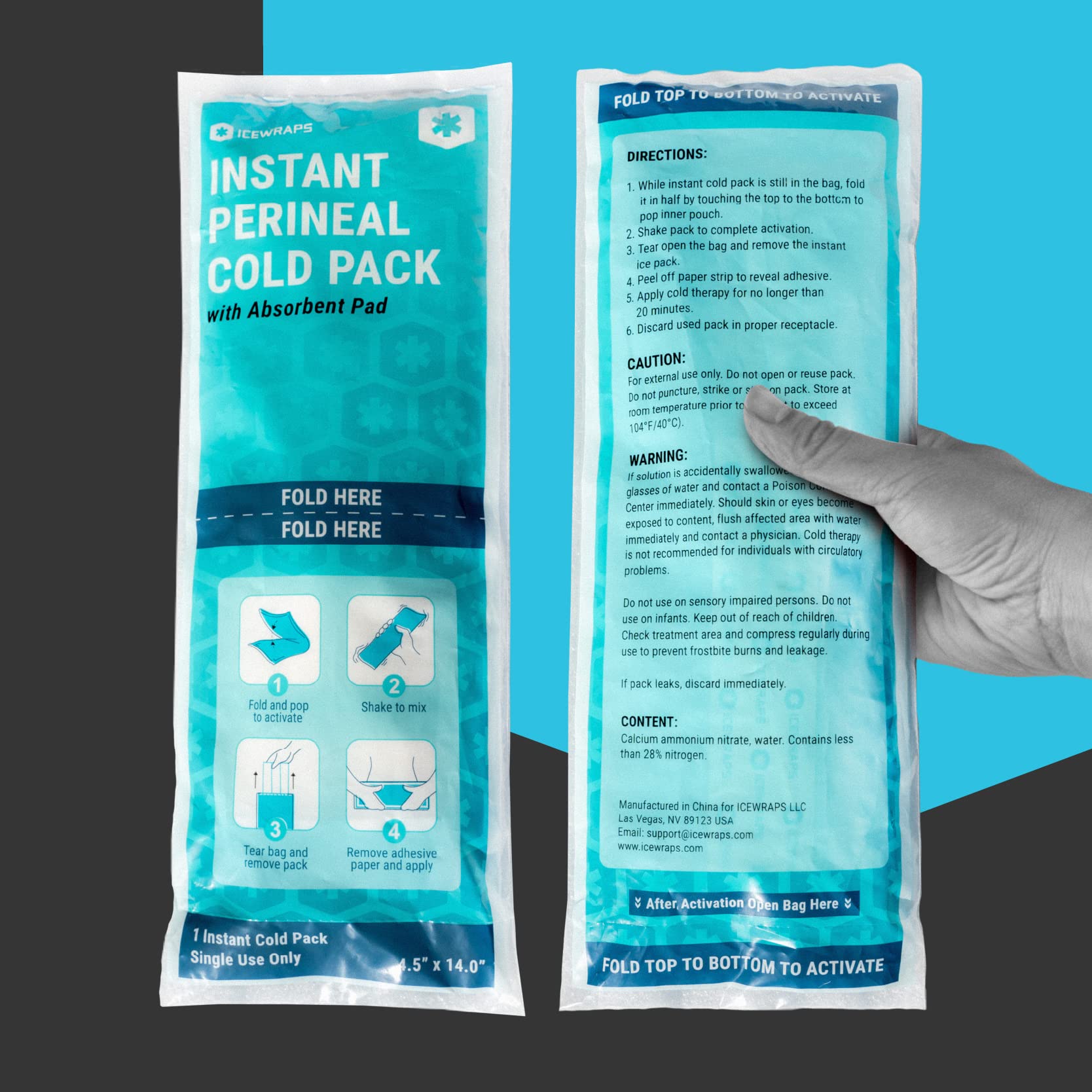 Postpartum Cooling Pads and Reusable Cold Therapy Pack
