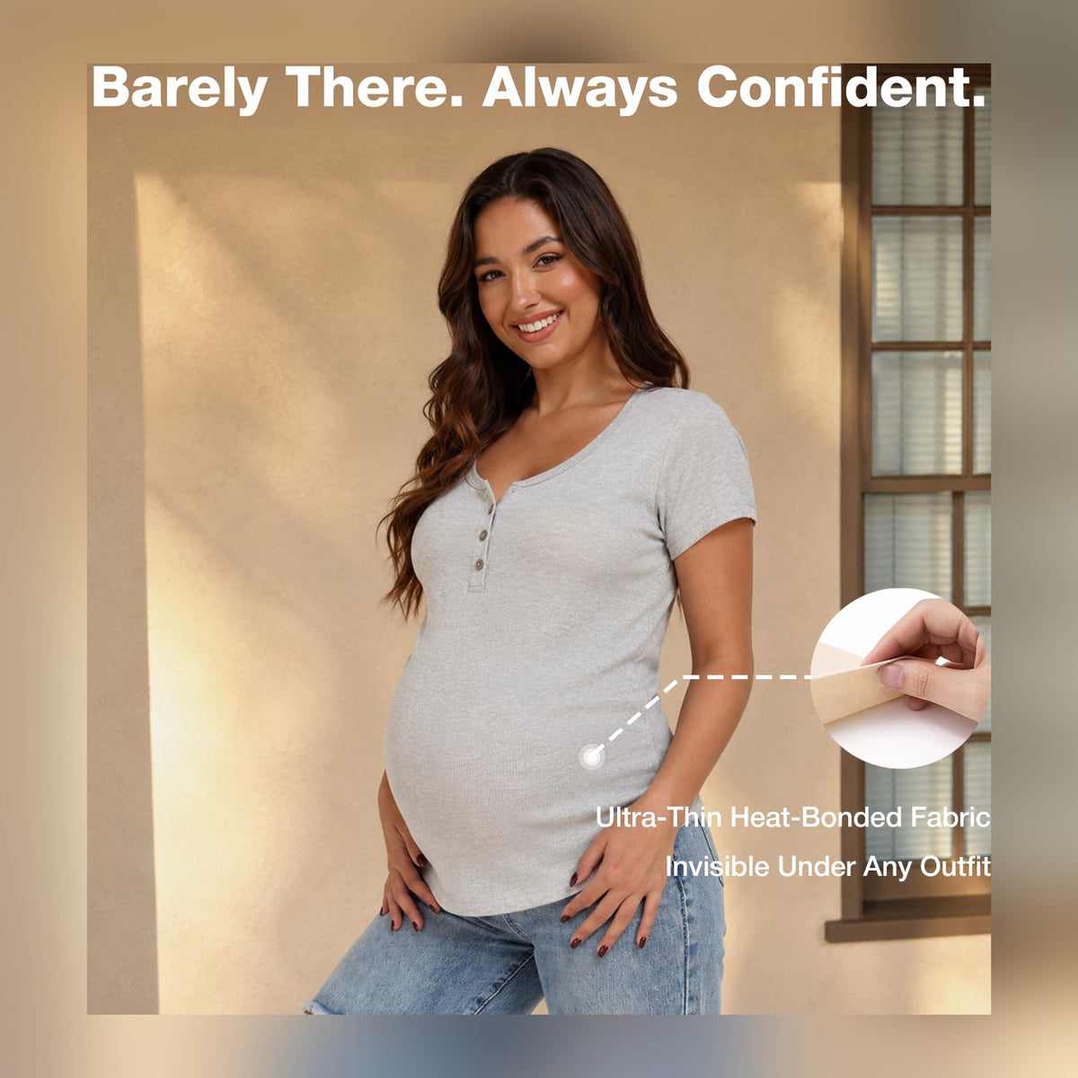 Pregnancy Belly Band with Extra Wide Back and Pelvic Support