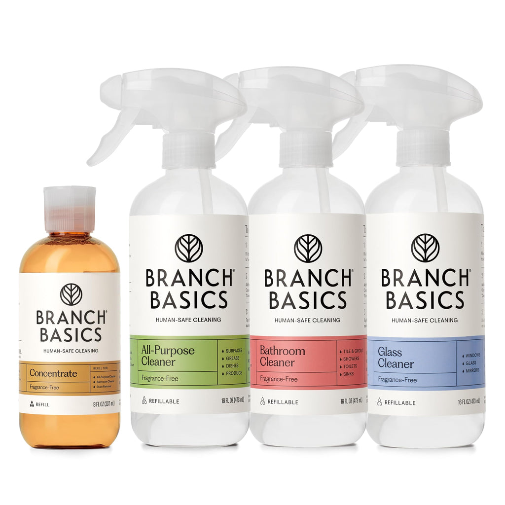 All Purpose Glass and Bathroom Surface Cleaning Kit
