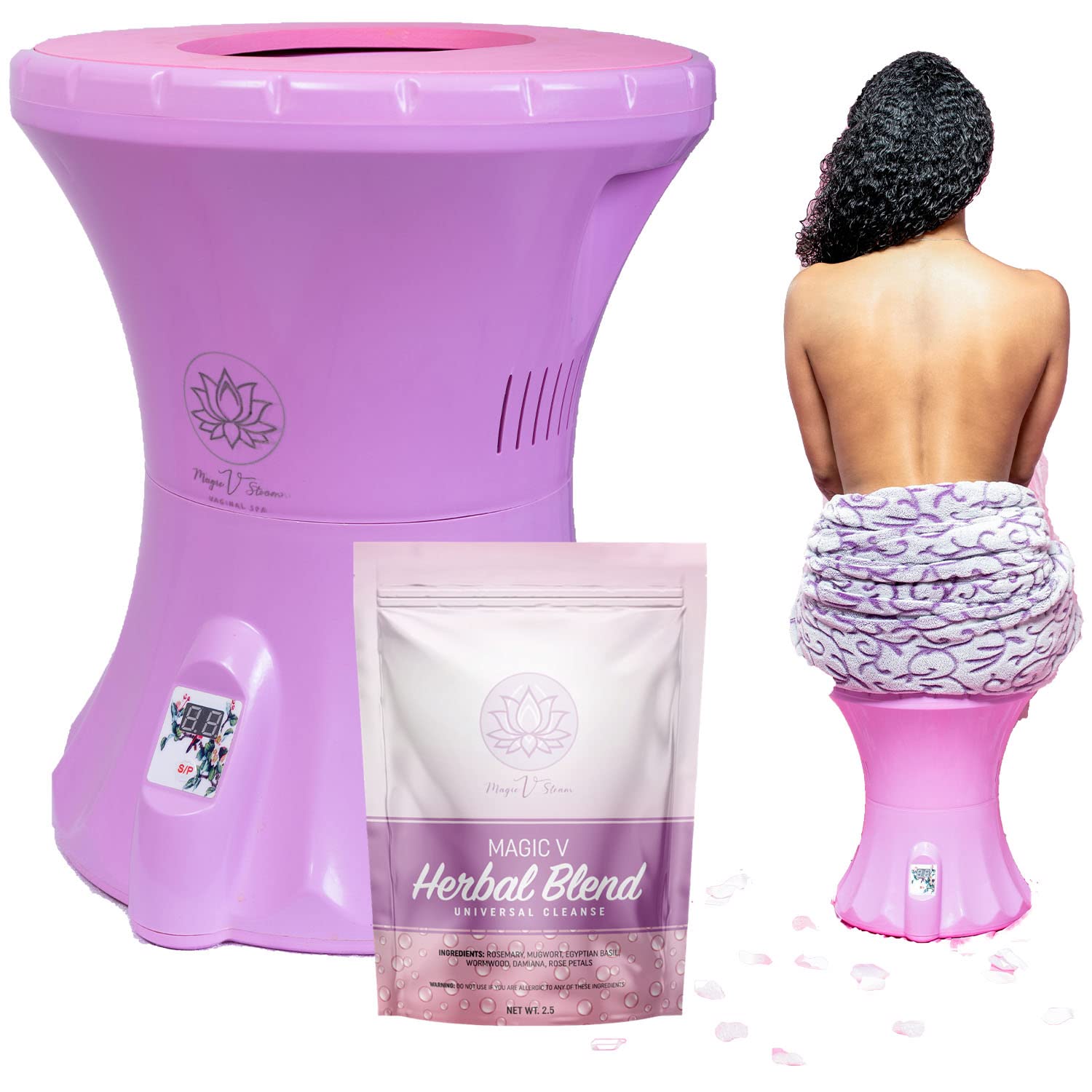 Yoni Steam Seat Kit with Herbal Steam Bags