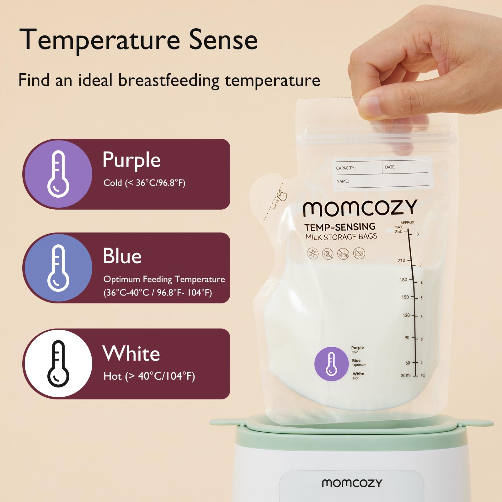 Portable Breast Milk Cooler and Storage Bag