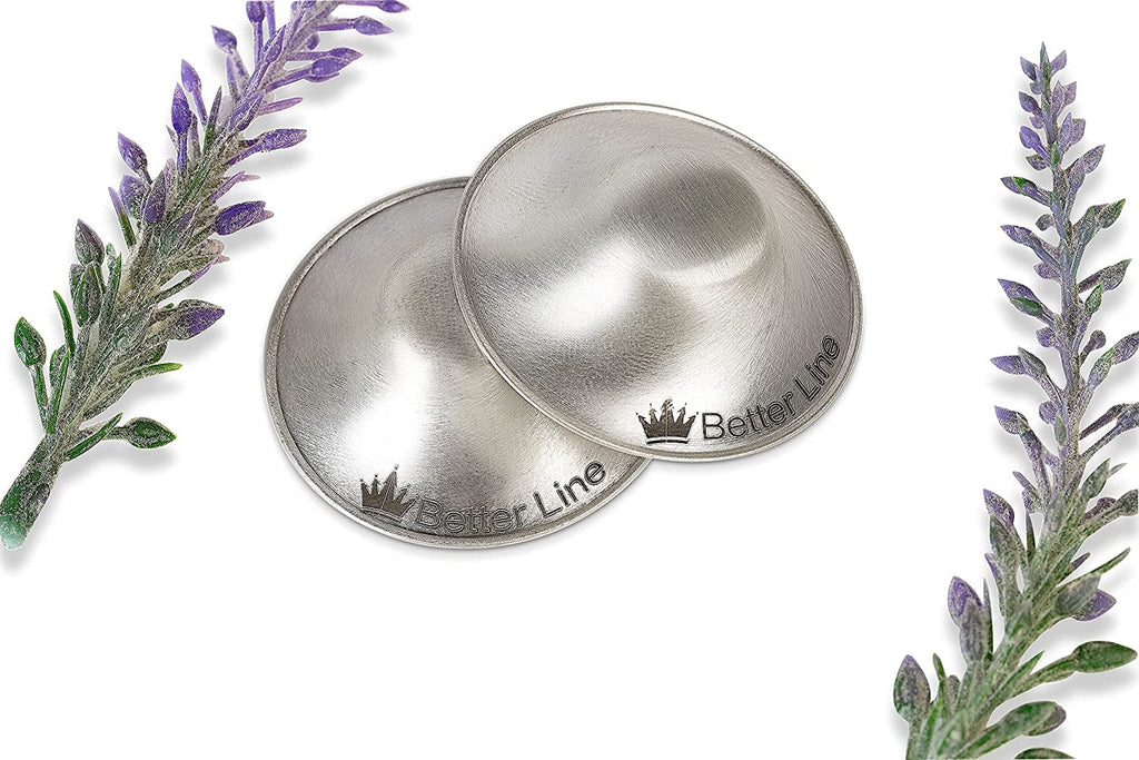 Silver Nursing Cups for Breastfeeding Mothers