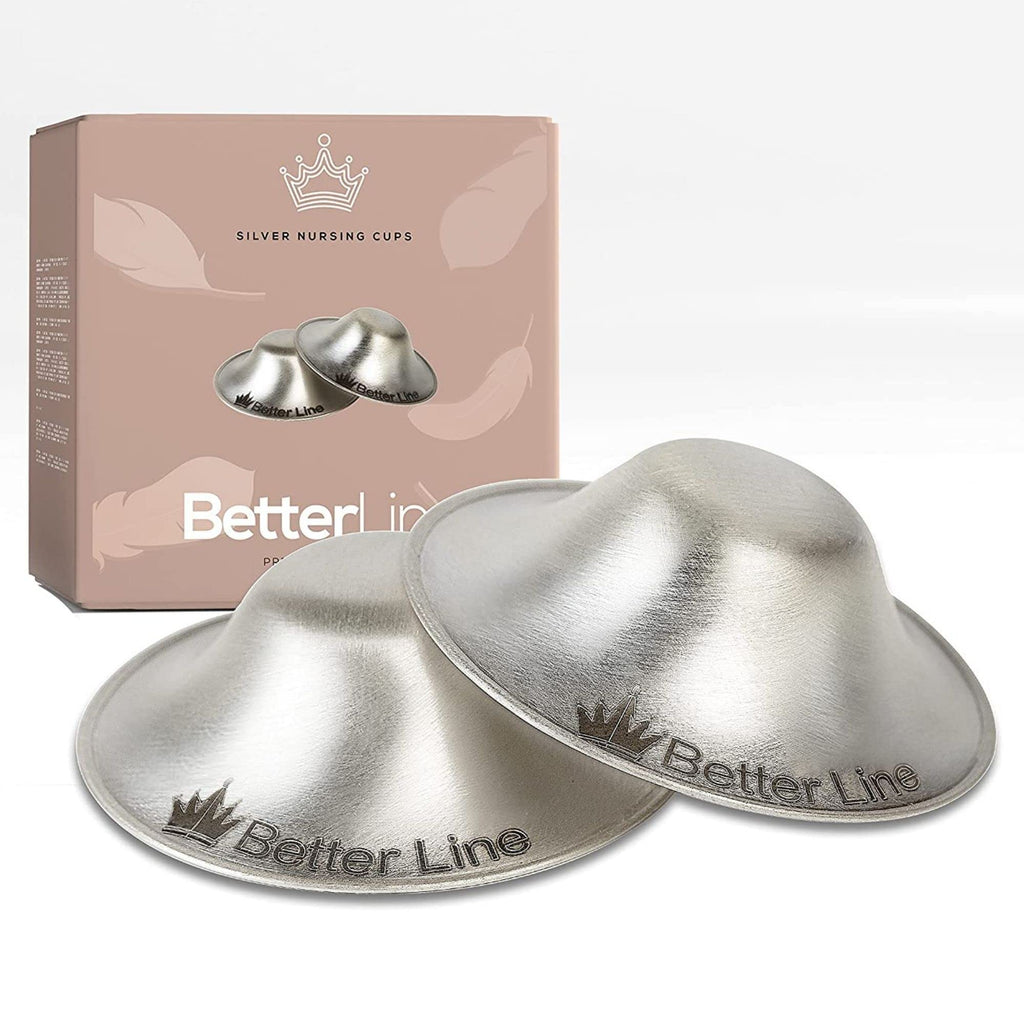 Silver Nursing Cups for Breastfeeding Mothers