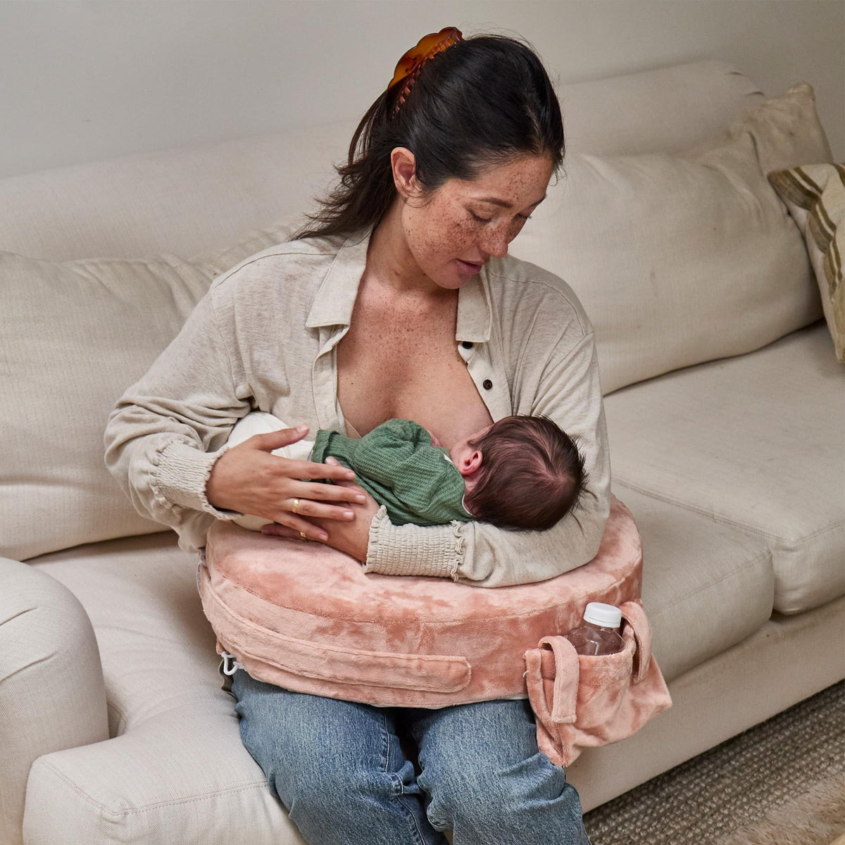 Twin Nursing Pillow for Breastfeeding Support