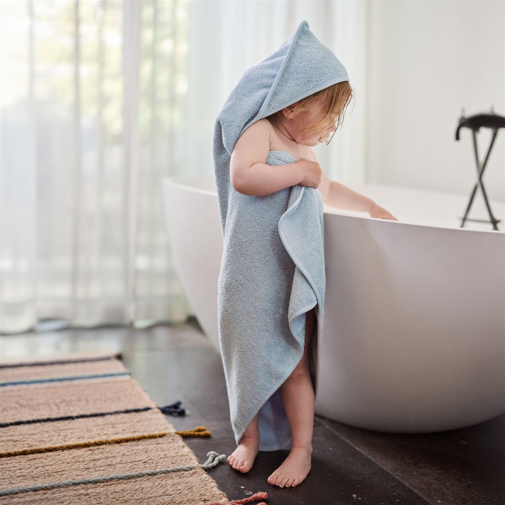 Organic Cotton Hooded Baby Bath Towel 32 x 32 Inch