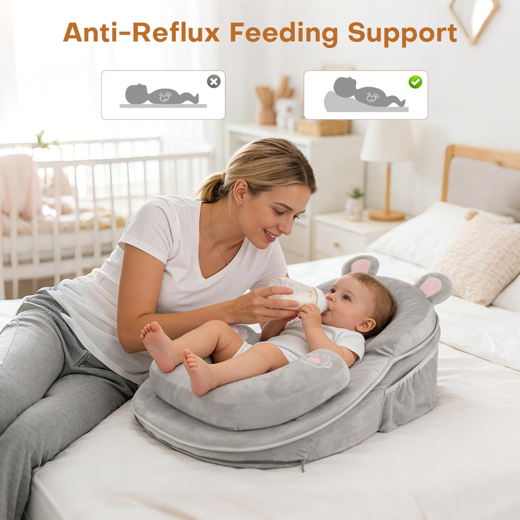 Anti Reflux Baby Feeding Pillow for Infant Support