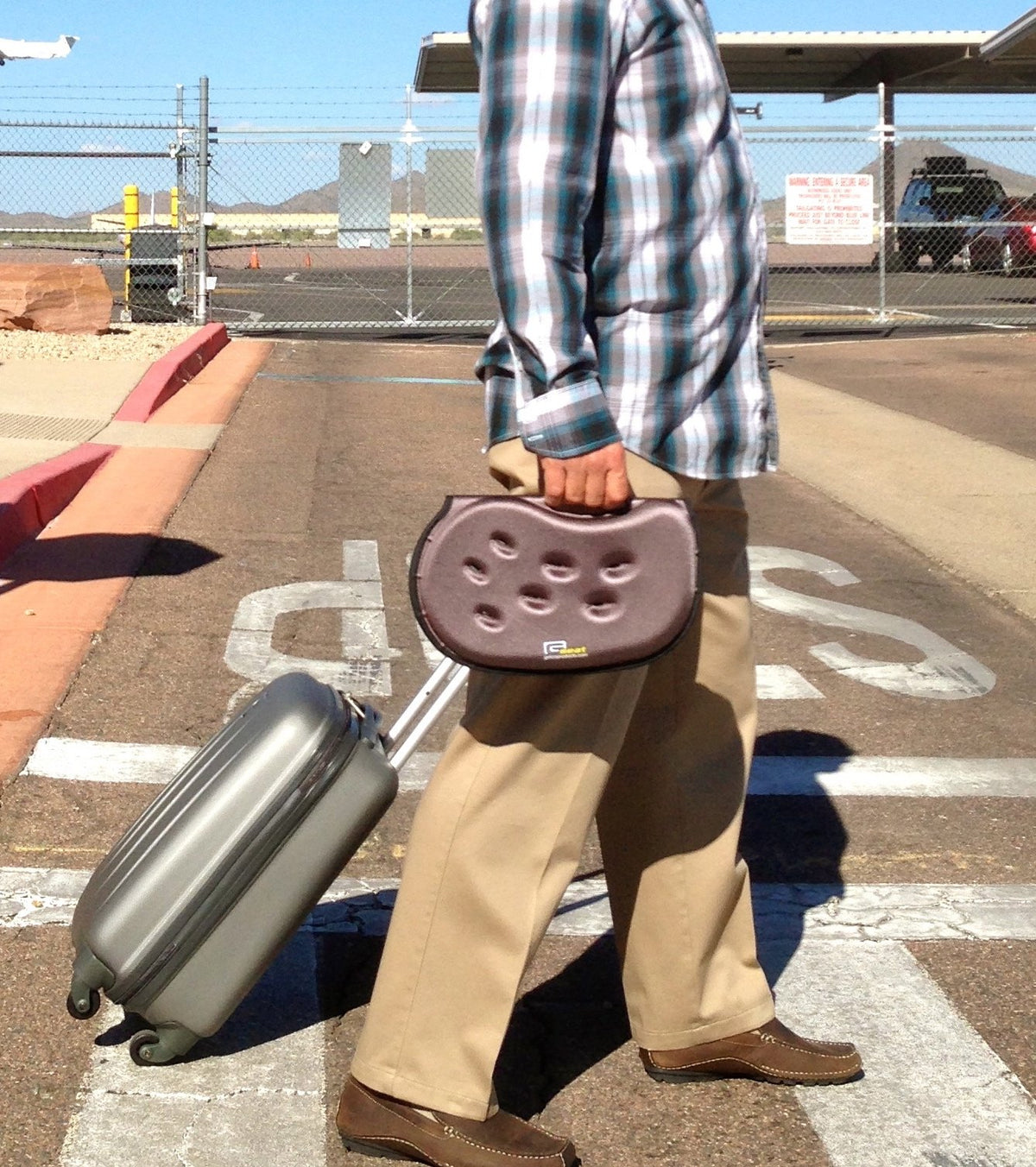 Portable Gel and Foam Seat Cushion for Travel