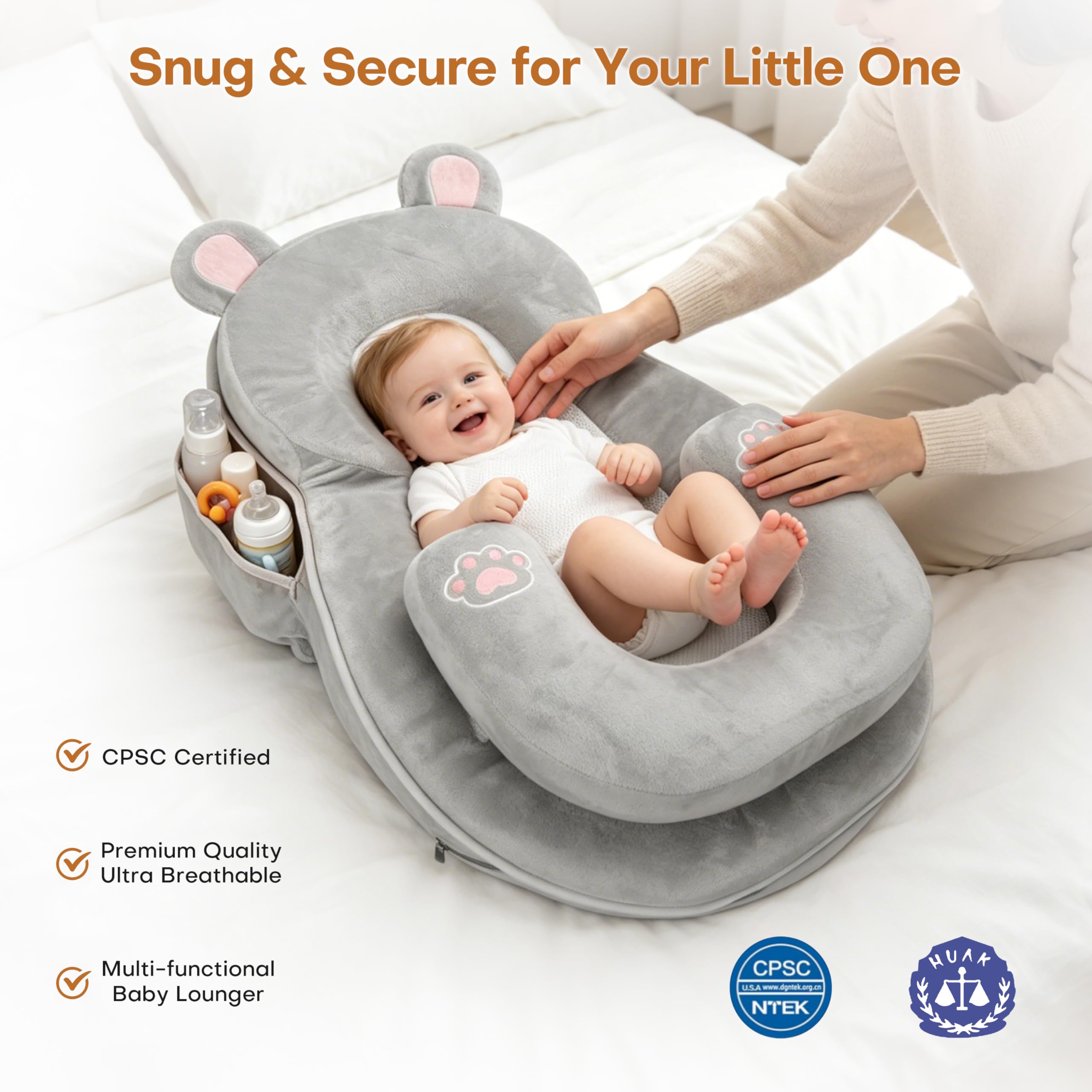 Anti Reflux Baby Feeding Pillow for Infant Support