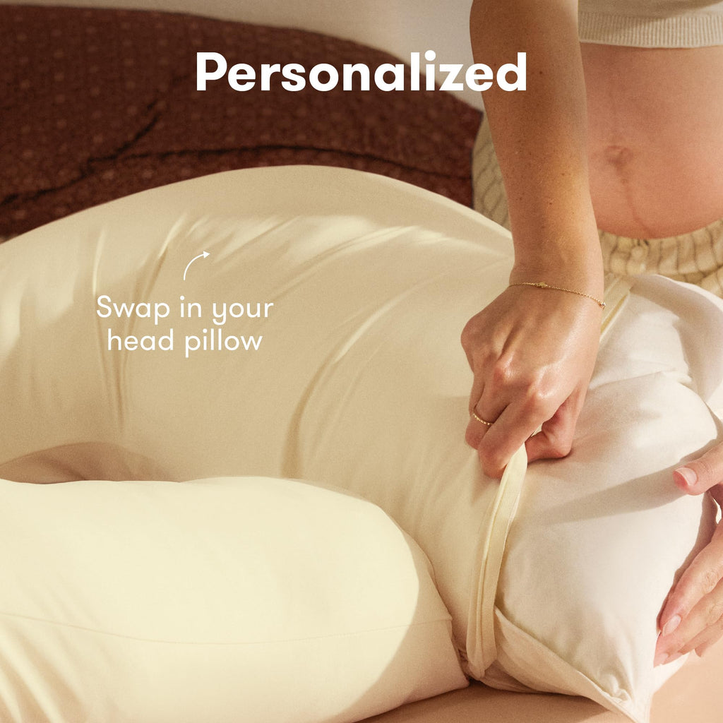 Cooling Full Body Pregnancy Pillow with Head to Toe Support