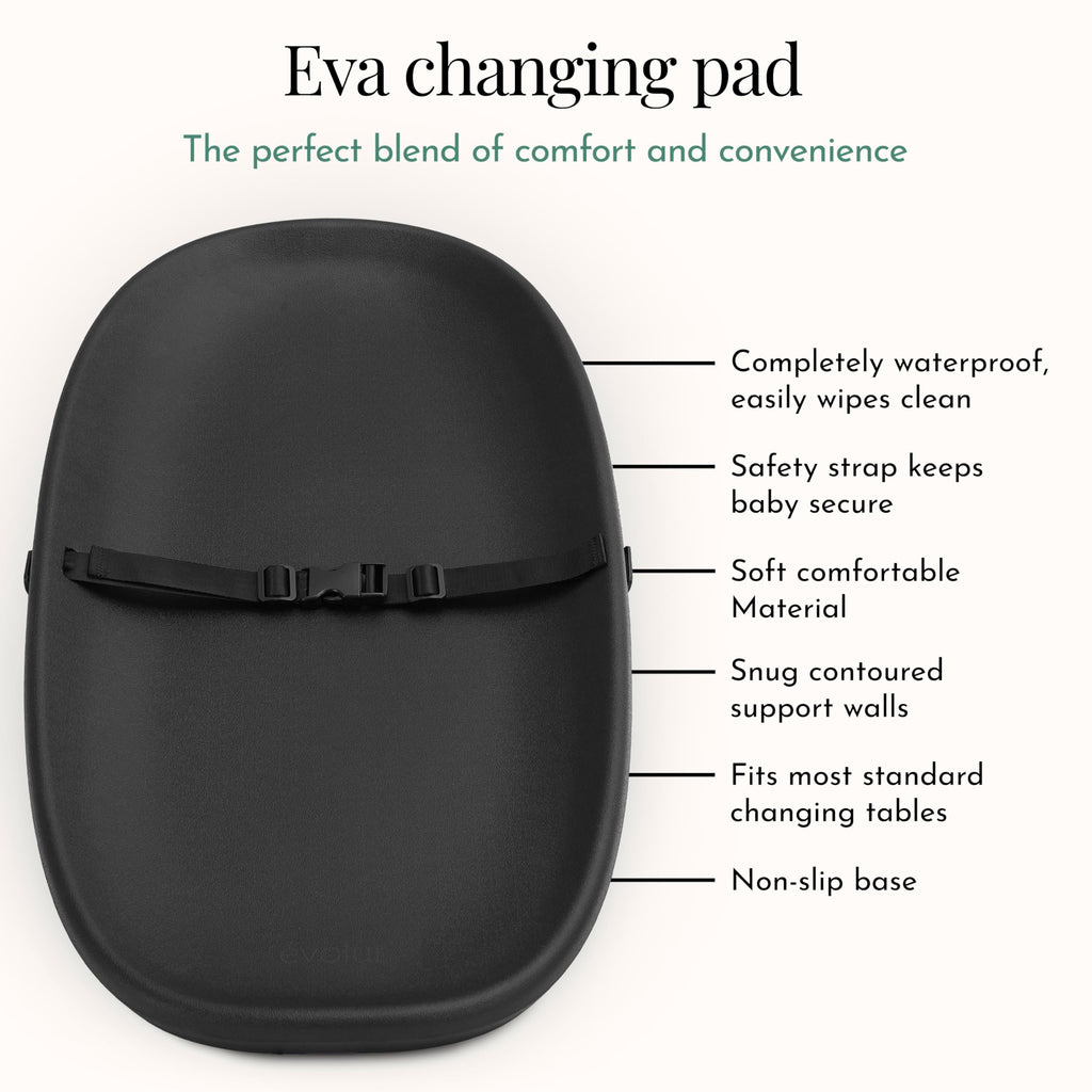 Waterproof Baby Changing Pad with Firm Padding