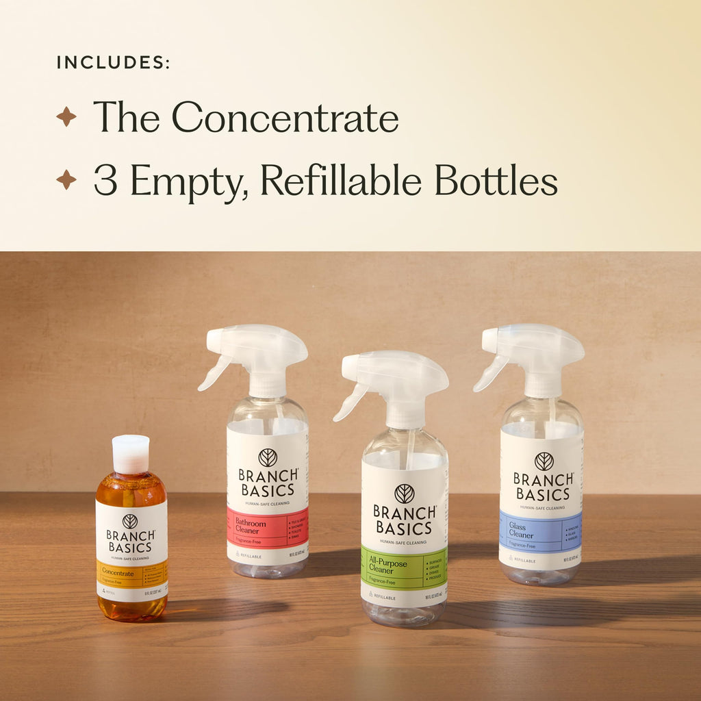 All Purpose Glass and Bathroom Surface Cleaning Kit