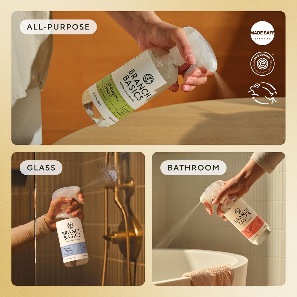 All Purpose Glass and Bathroom Surface Cleaning Kit