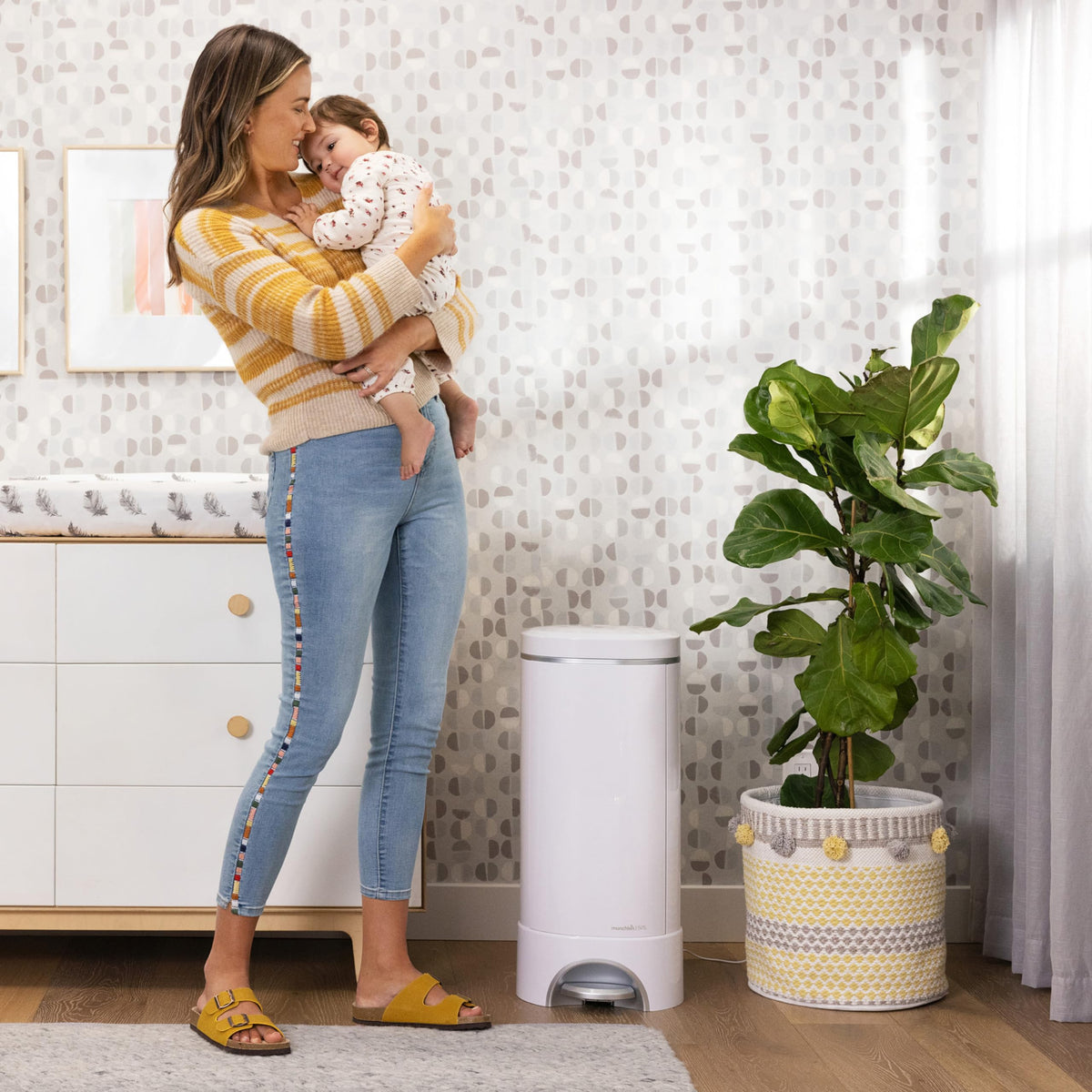 UV Baby Diaper Pail with Odor Control
