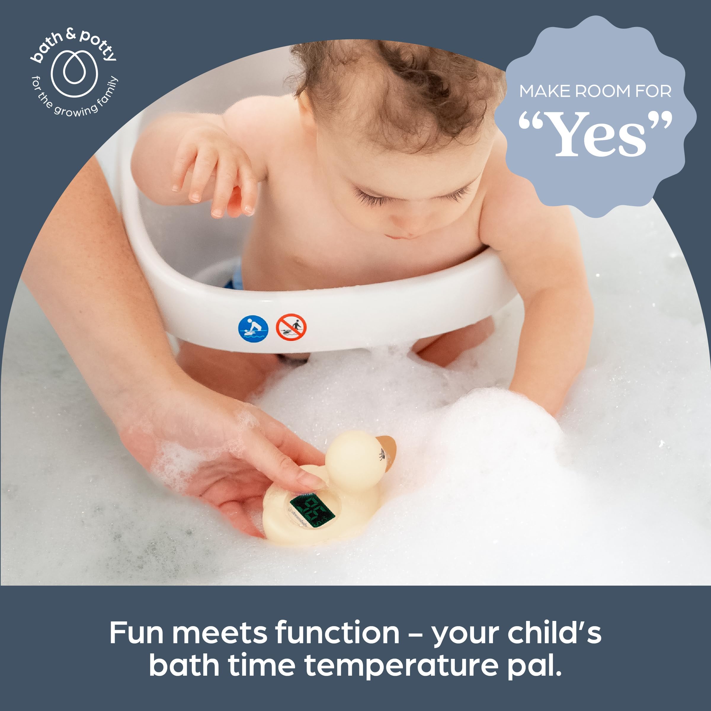 USB Rechargeable Baby Bath Thermometer